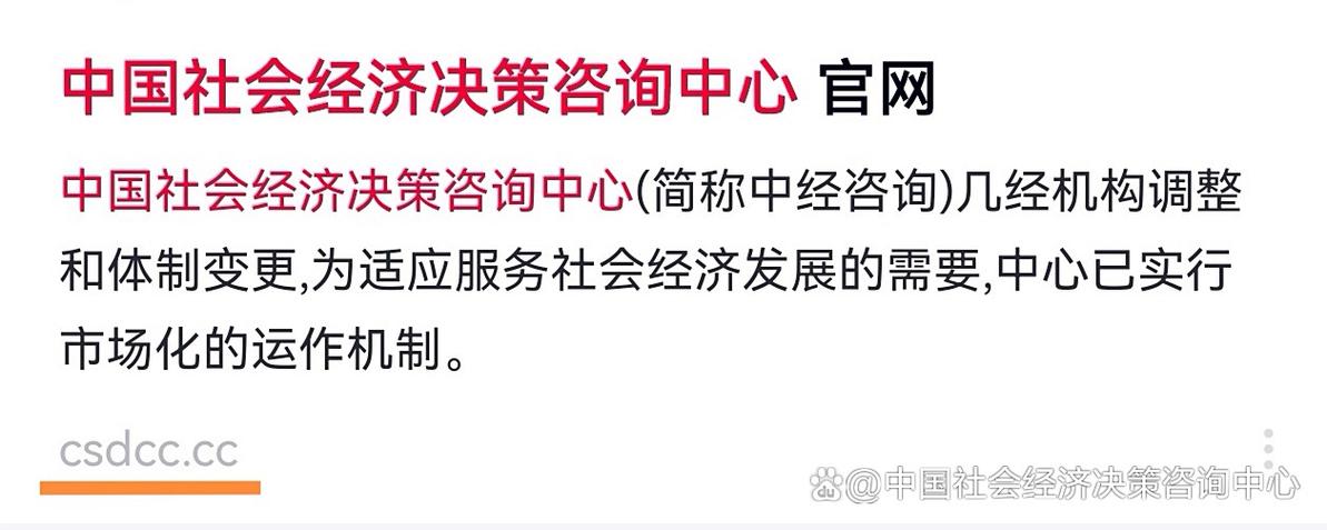 正本清源，规范发展 从中国社会经济决策咨询中心严正声明看社会经济咨询服务